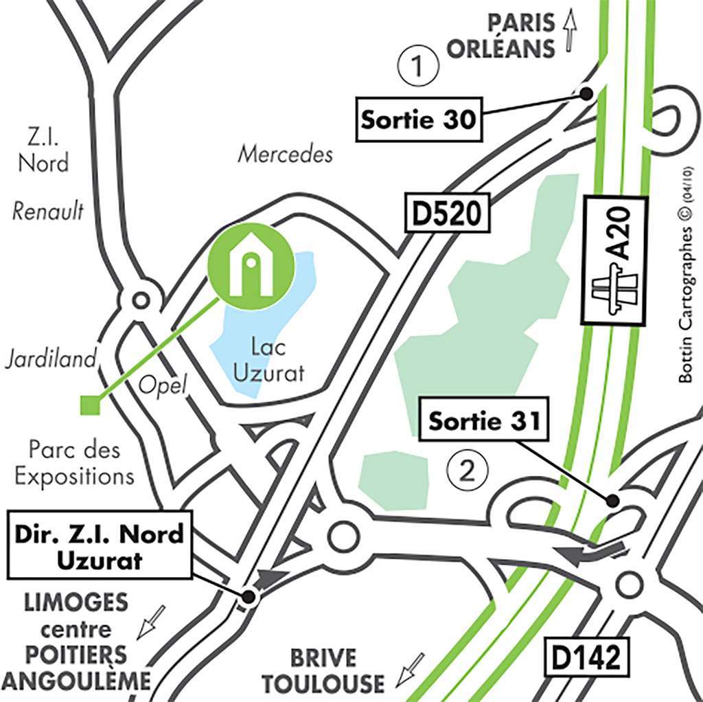 מלון Campanile Limoges Nord שירותים תמונה